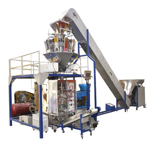 Form Fill and Sealing Machine (Collar Type with Multihead Weigher, Servo)